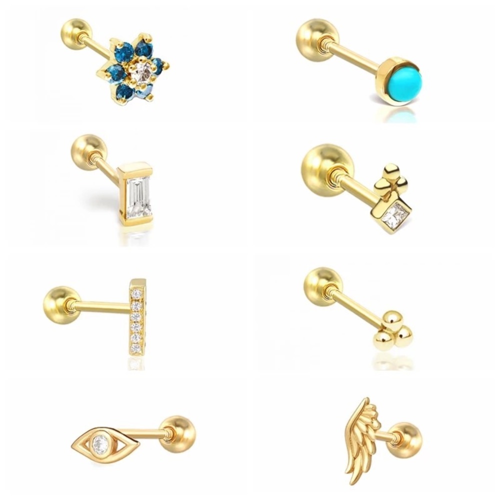 Zara flowers Hoops Drop Hinges Gold Trend cocktail Earrings